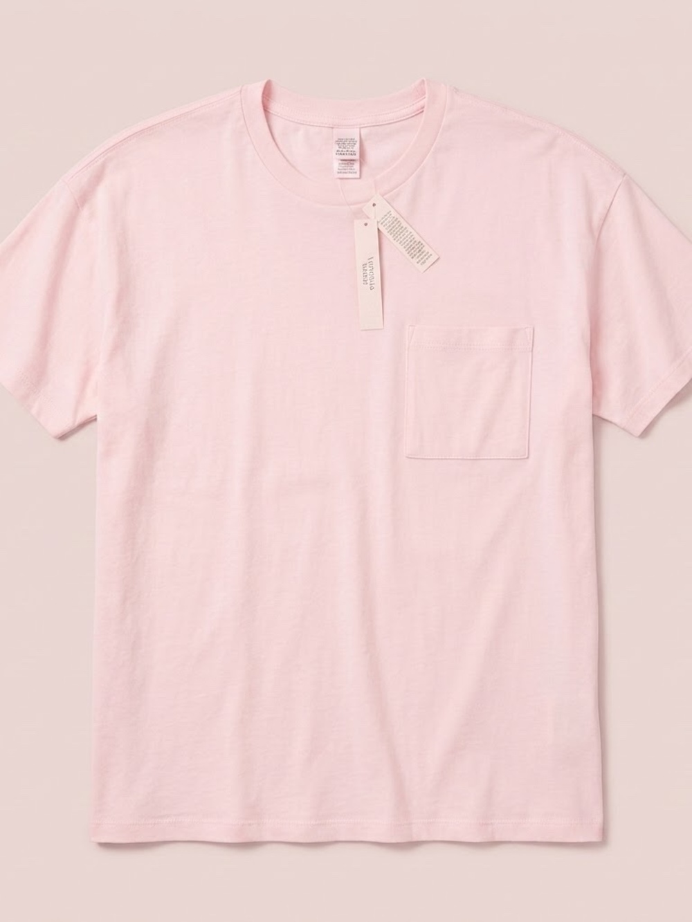NWT Victoria's Secret Light Pink Pocket Tee